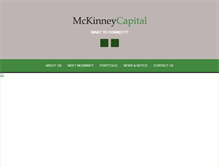 Tablet Screenshot of mckinneycapital.net